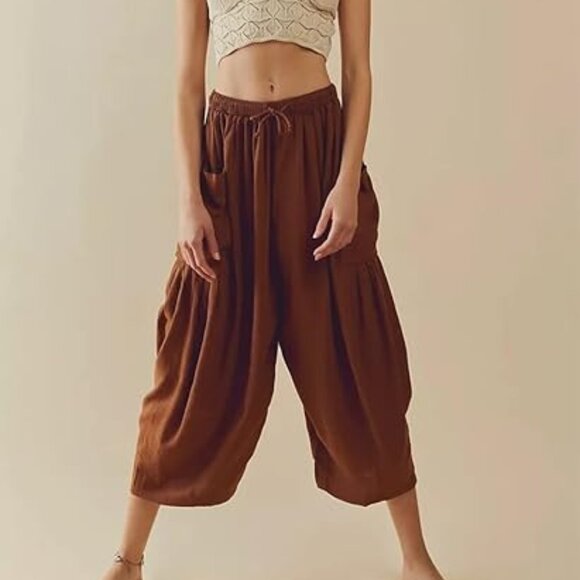 NWT Free People Quinn Pant XS Brown - Picture 1 of 2